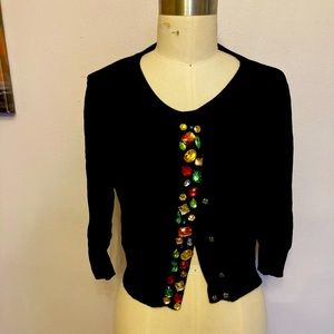 Charlotte Russe Cardigan with Rhinestones Sz L